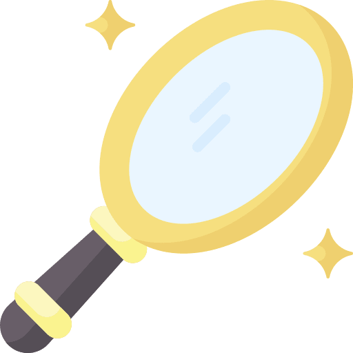 Magic mirror reflection magic mirror beauty icon