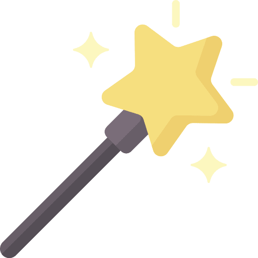 Magic wand witch magic wand magician icon Magic wand witch magic wand magician icon