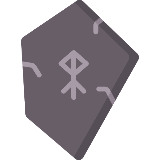 Rune rune stone inscription icon Rune rune stone inscription icon