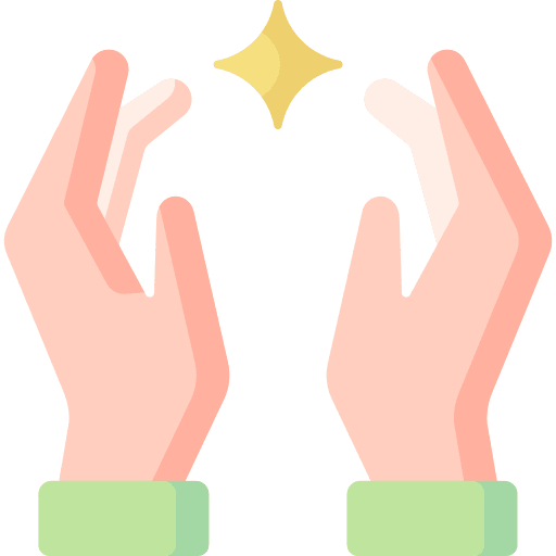 Trick magic trick hand icon