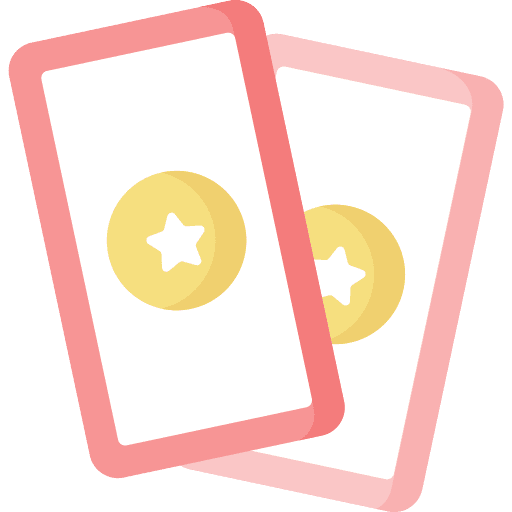 Card entertainment fortune teller astrology icon Card entertainment fortune teller astrology icon