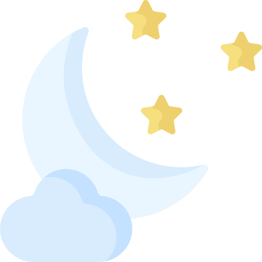 Moon half weather night icon Moon half weather night icon