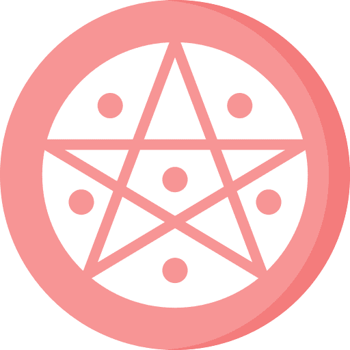 Pentagram magic pentacle pentagram icon Pentagram magic pentacle pentagram icon