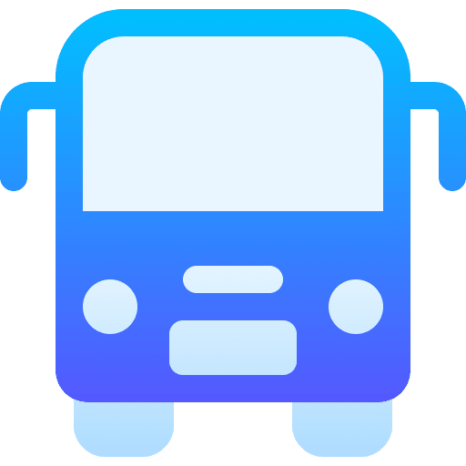 Bus transportation electric bus school icon