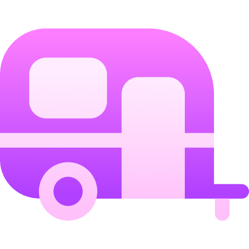 Caravan trailer house transportation icon Caravan trailer house transportation icon