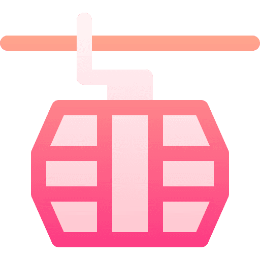 Cable car transportation outdoor cable car cabin icon Cable car transportation outdoor cable car cabin icon