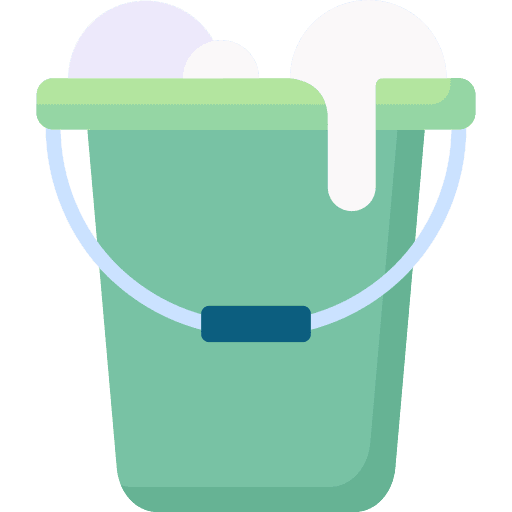 Cleaning bucket washing cleaning bucket cleanup icon