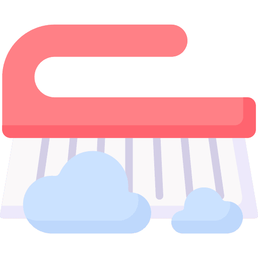 Hand brush wash hand brush hygiene icon