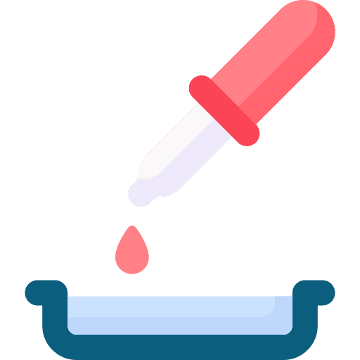 Petri dish healthcare and medical nature drop icon