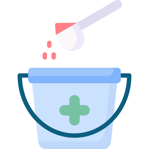 Powder disinfectant healthcare and medical medical icon