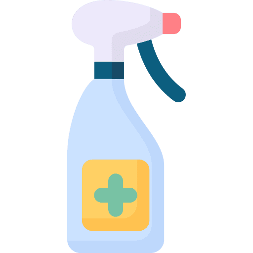Spray healthcare and medical wash cleaning spray icon