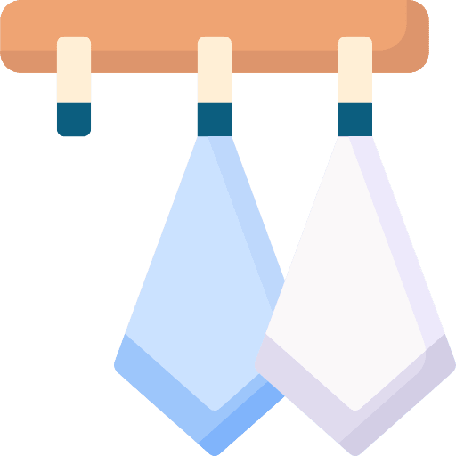 Towels towel hygiene hanger icon
