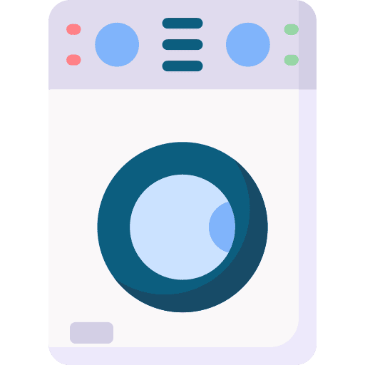 Washing machine furniture and household electronics washing clothes icon