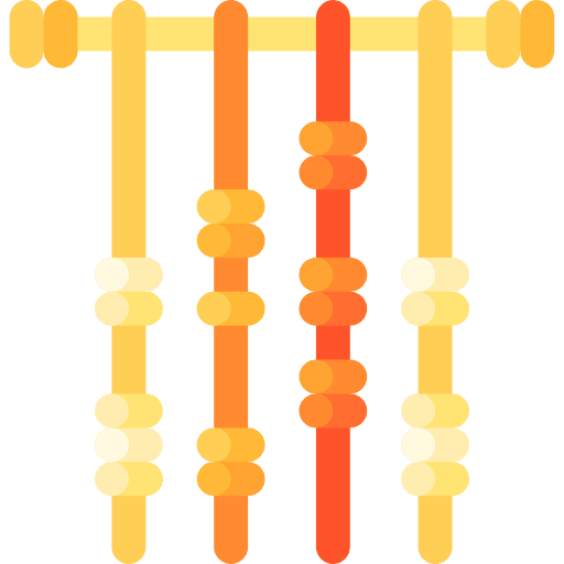 Quipu counting ancient cultures icon