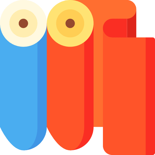 Silk textile material cultures icon