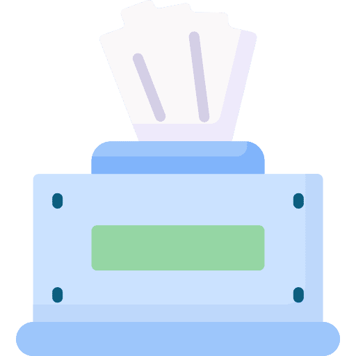 Tissue hygiene cleaning miscellaneous icon