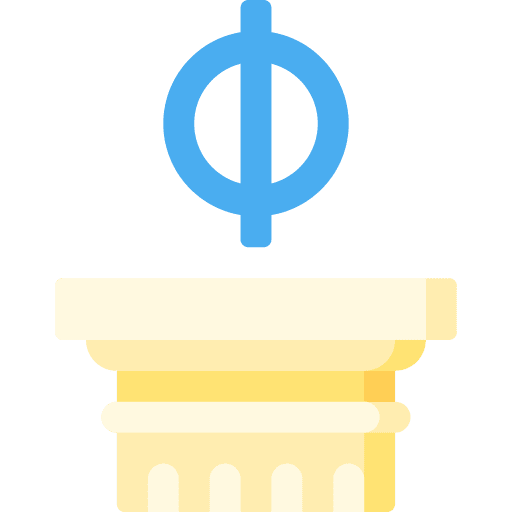 Philosophy symbol science education icon Philosophy symbol science education icon