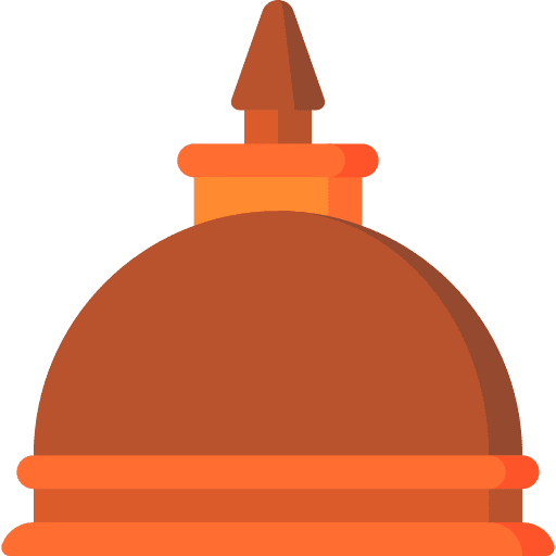 Stupa nepal religion architectonic icon Stupa nepal religion architectonic icon