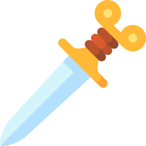 Sword warrior war weapon icon Sword warrior war weapon icon