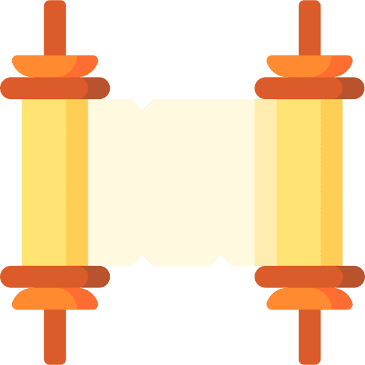 Papyrus scroll papyrus reading icon Papyrus scroll papyrus reading icon