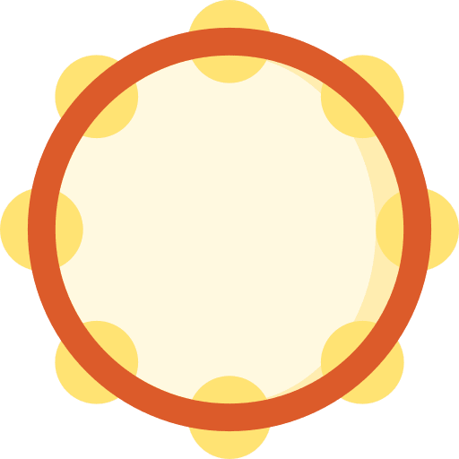 Tambourine music instrument musical music icon Tambourine music instrument musical music icon
