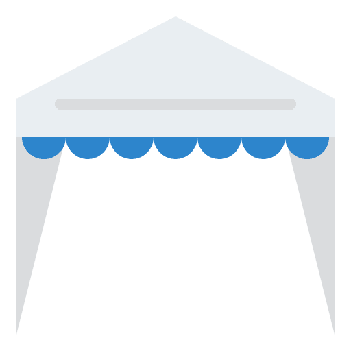 Canopy furniture and household refuge canopy icon Canopy furniture and household refuge canopy icon