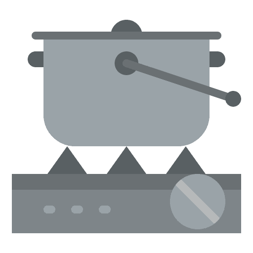 Cooking camping kitchen fireplace icon Cooking camping kitchen fireplace icon