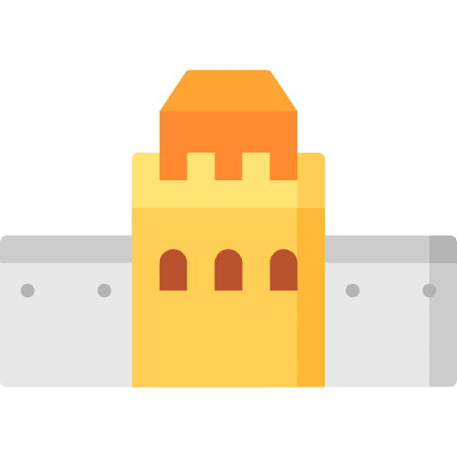 Great wall of china monument architecture and city asia icon Great wall of china monument architecture and city asia icon