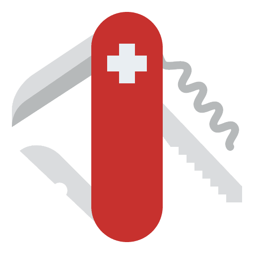 Pocket knife camping pocket knife hiking icon