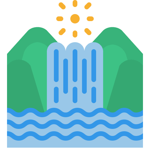 Waterfall waterfalls water morocco icon