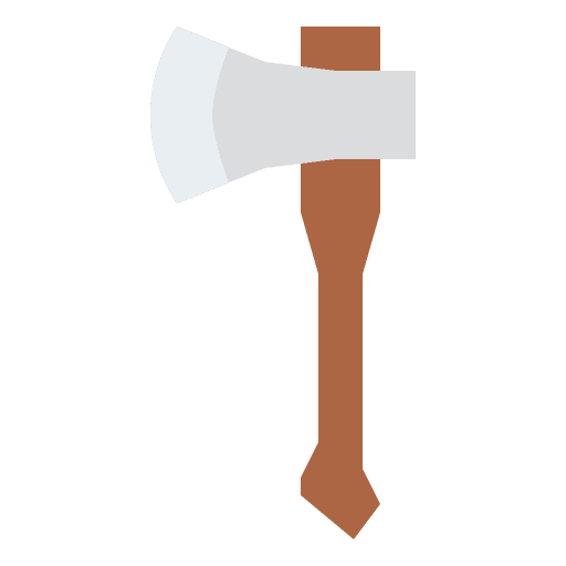 Axe carpenter ax wood cutting icon Axe carpenter ax wood cutting icon