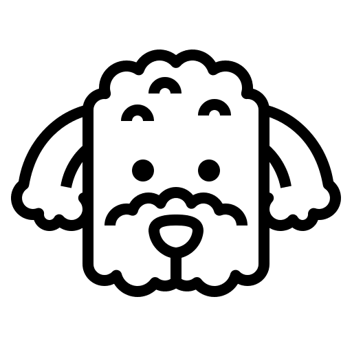 Poodle poodle mammal dog icon