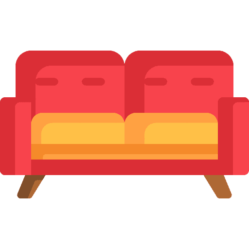 Sofa sofa furniture and household rest icon