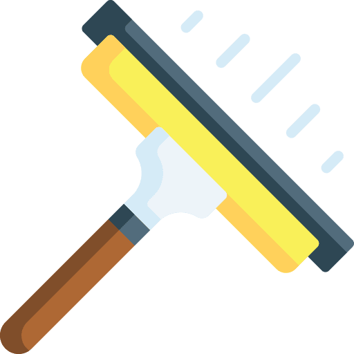 Squeegee furniture and household glass cleaning squeegee icon