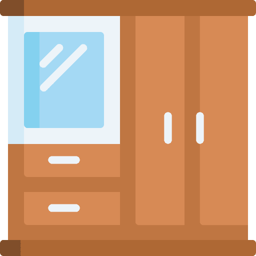 Wardrobe wardrobe dressing clothes icon