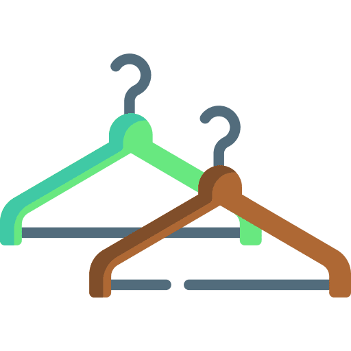 Clothes hanger clothes hanger closet furniture and household icon