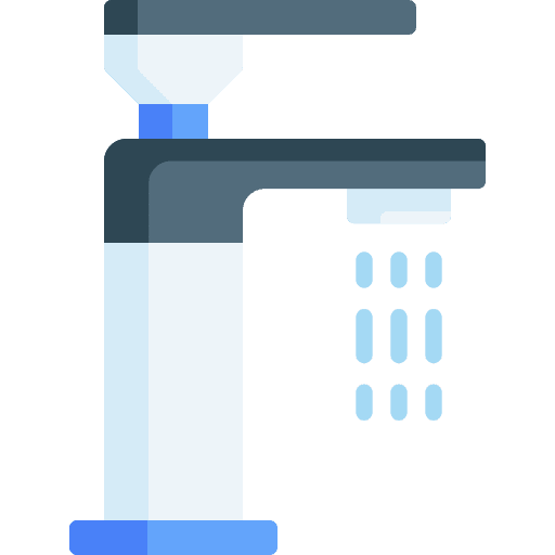 Faucet water tap plumber furniture and household icon