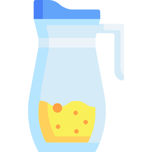 Pitcher refreshment beverage sugar icon
