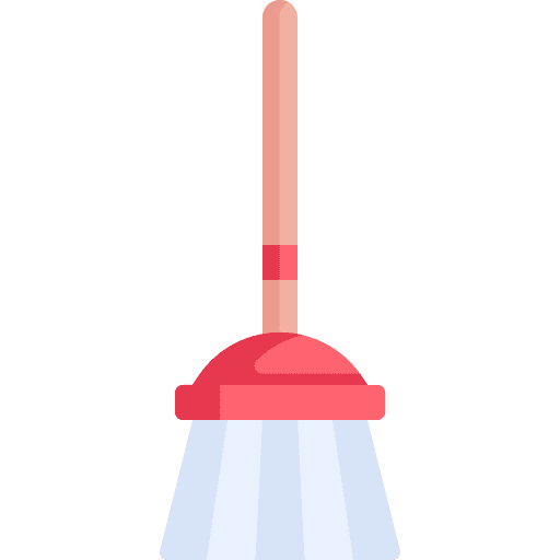 Broom hygiene broom mop icon