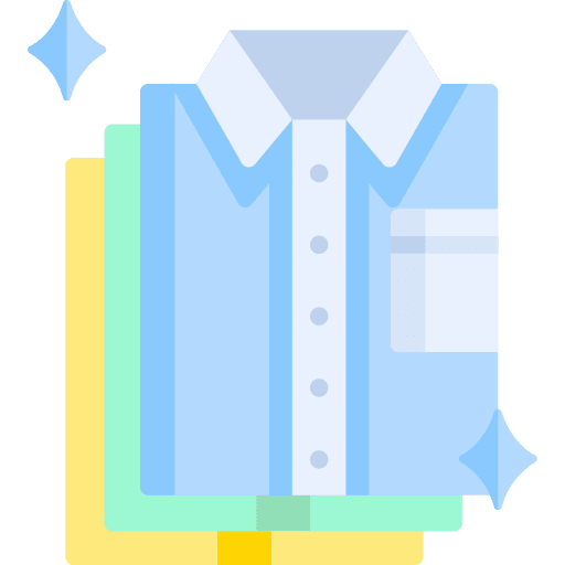 Clean clothes laundry sparkle fashion icon
