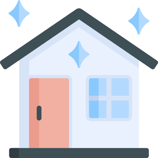 Clean house clean house housekeeping furniture and household icon