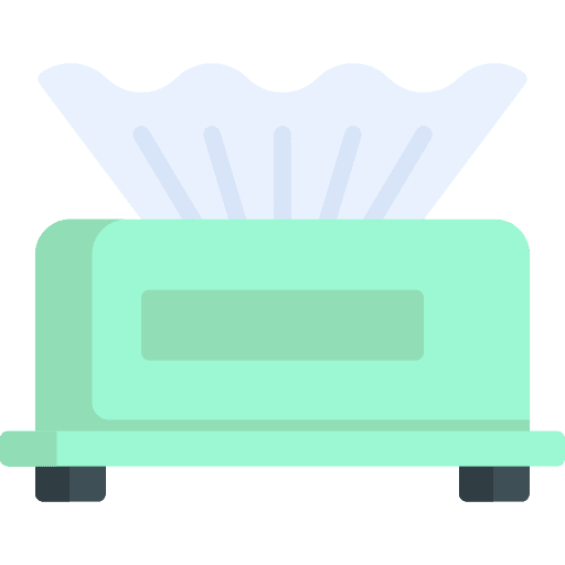 Tissue box tissue paper cleaning wellness icon Tissue box tissue paper cleaning wellness icon
