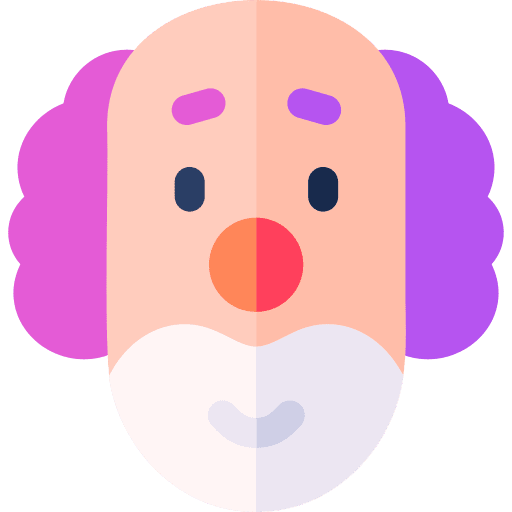 Clown circus clown entertainment icon