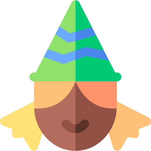 Birthday girl fun hat celebration user icon