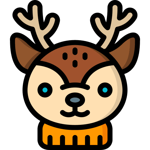 Deer reindeer deer elk icon