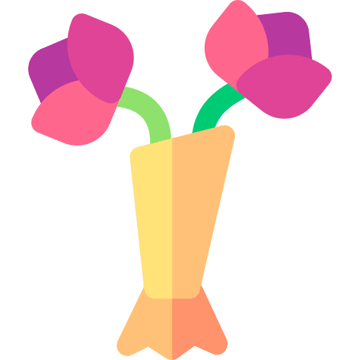 Flower flower vase furniture and household icon