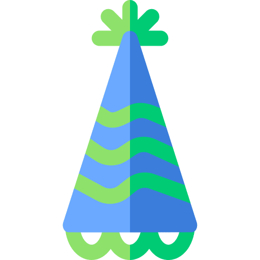 Party hat decoration costume fun icon