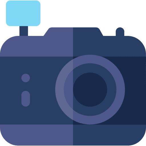 Photo camera photograph digital flash icon