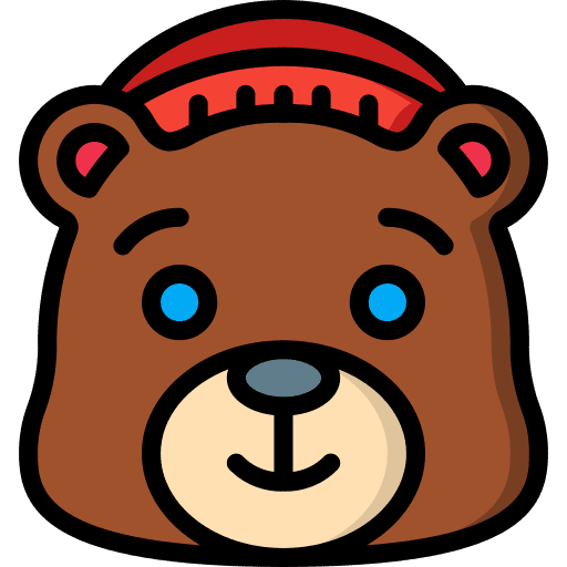 Bear animals fluffy bear icon Bear animals fluffy bear icon