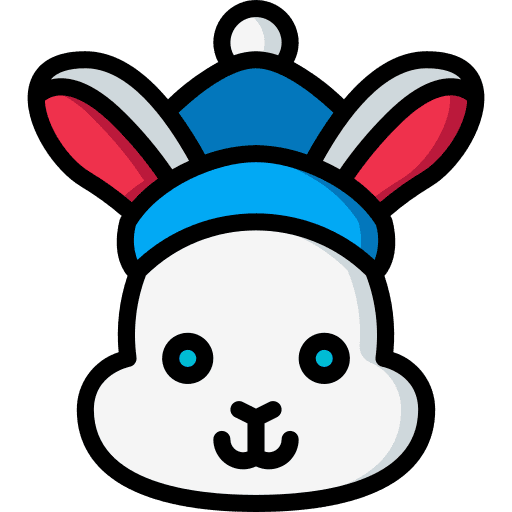 Rabbit hat animal kingdom mammal icon Rabbit hat animal kingdom mammal icon